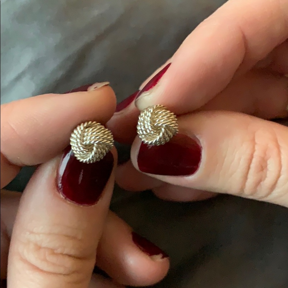 Tiffany Twist Knot Earrings- Sterling Silver